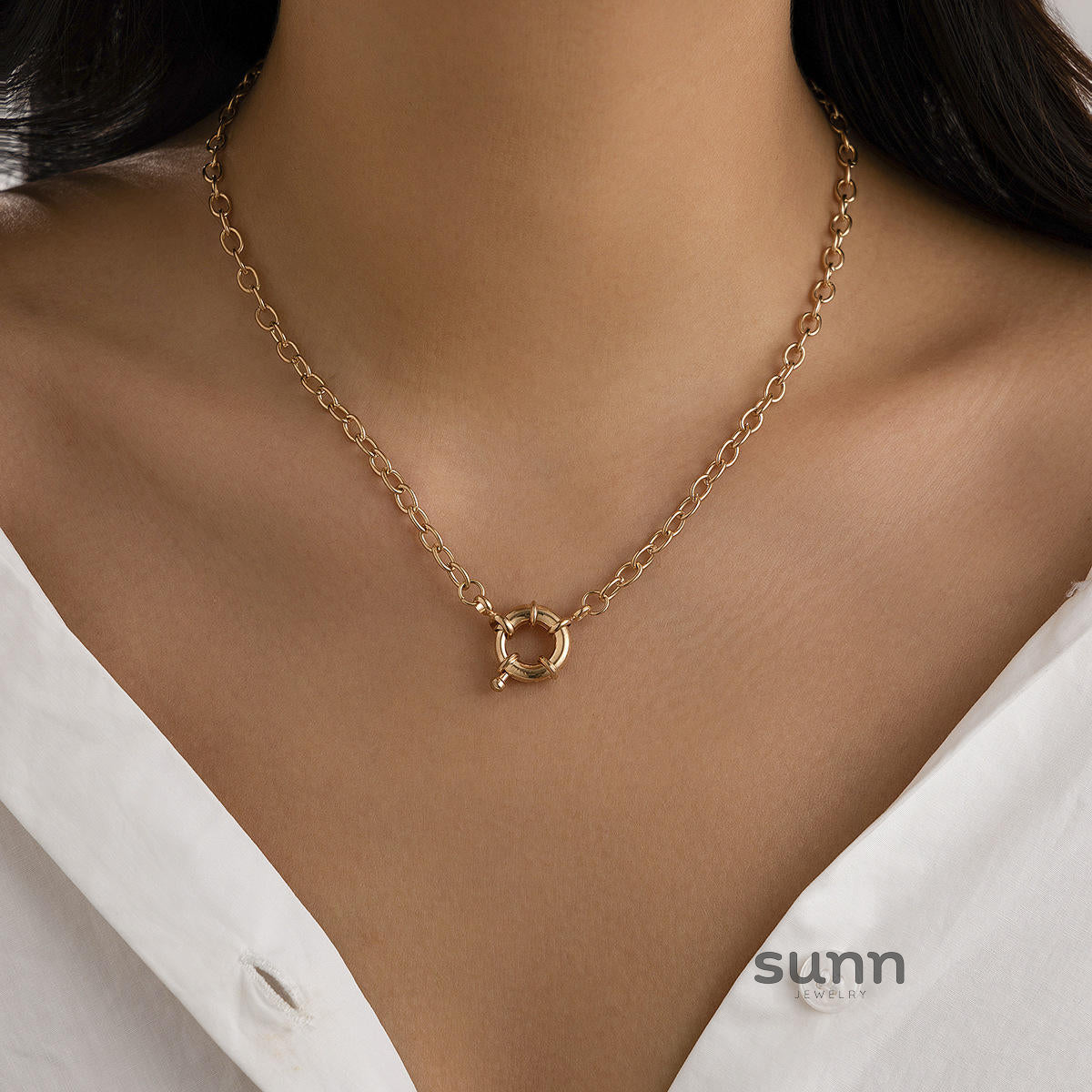 Madyson Geometric Chain Jewelry [QAPVHK69]