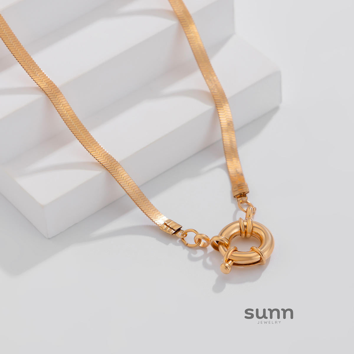 Madyson Geometric Chain Jewelry [TA0DERYC]
