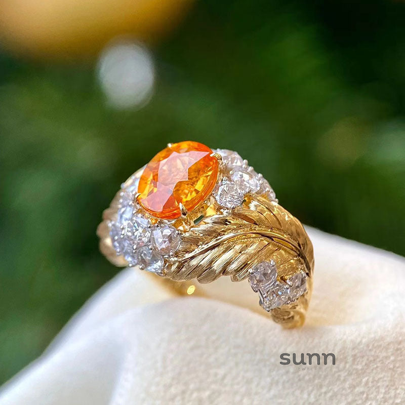 Madyson Gilded Zircon Ring [LFKRQWOD]