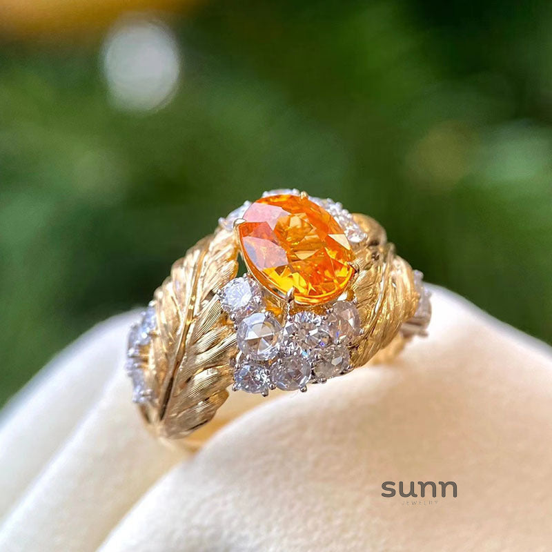 Madyson Gilded Zircon Ring [MM4R1FL5]