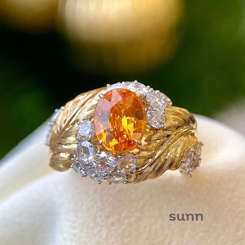 Madyson Gilded Zircon Ring [UK8OJ8RR]