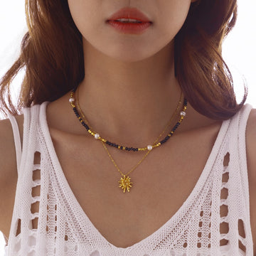 Mae Black Crystal Pearl Choker [8GU7G93A]