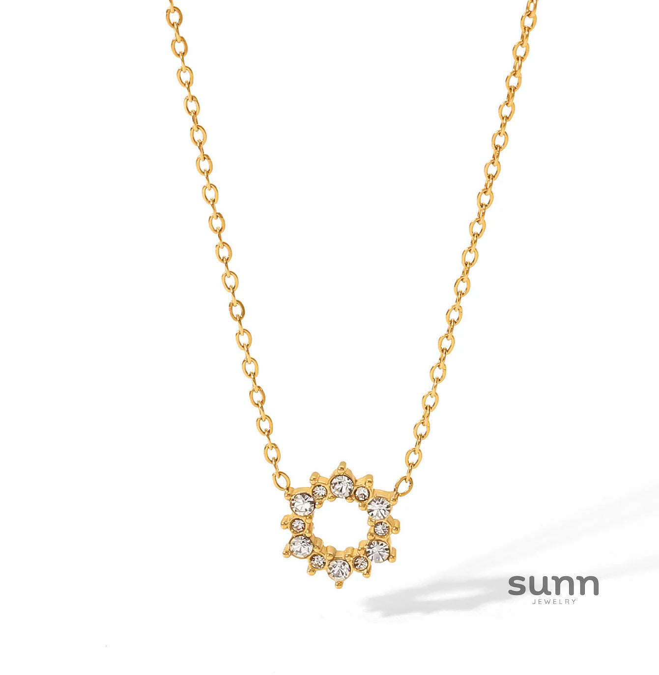 Mae Layered Zircon Necklace