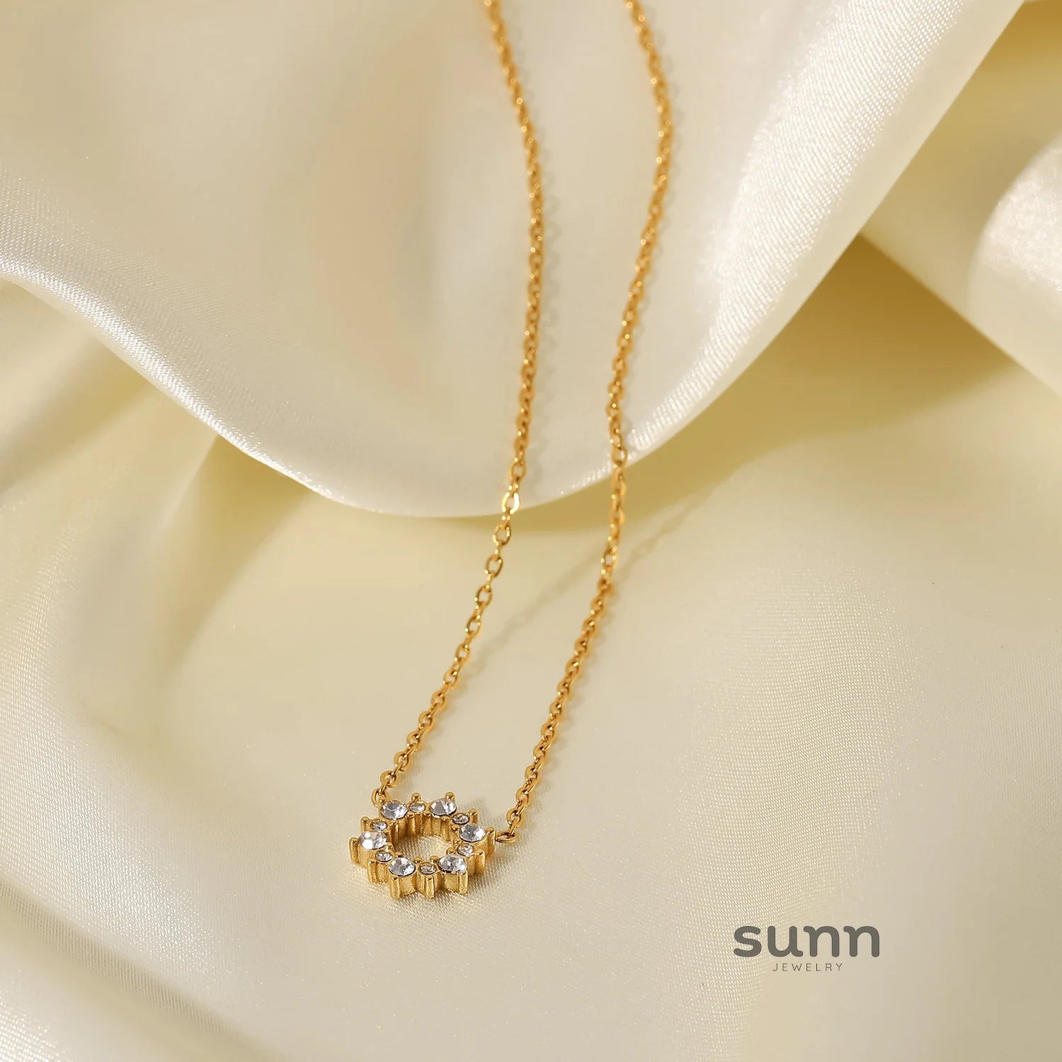 Mae Layered Zircon Necklace