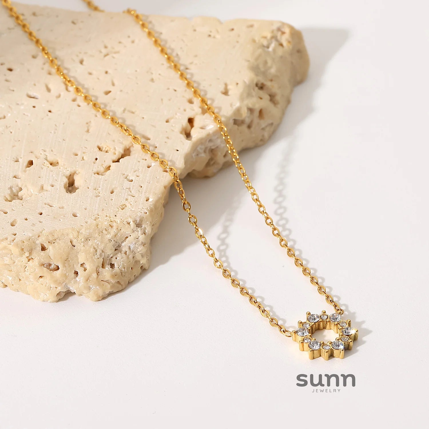 Mae Layered Zircon Necklace