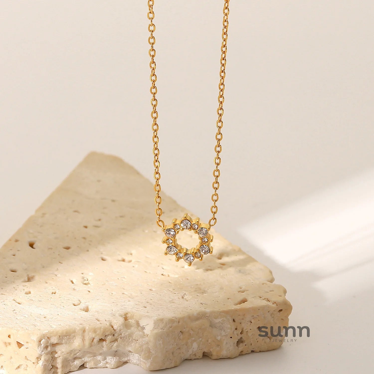 Mae Layered Zircon Necklace