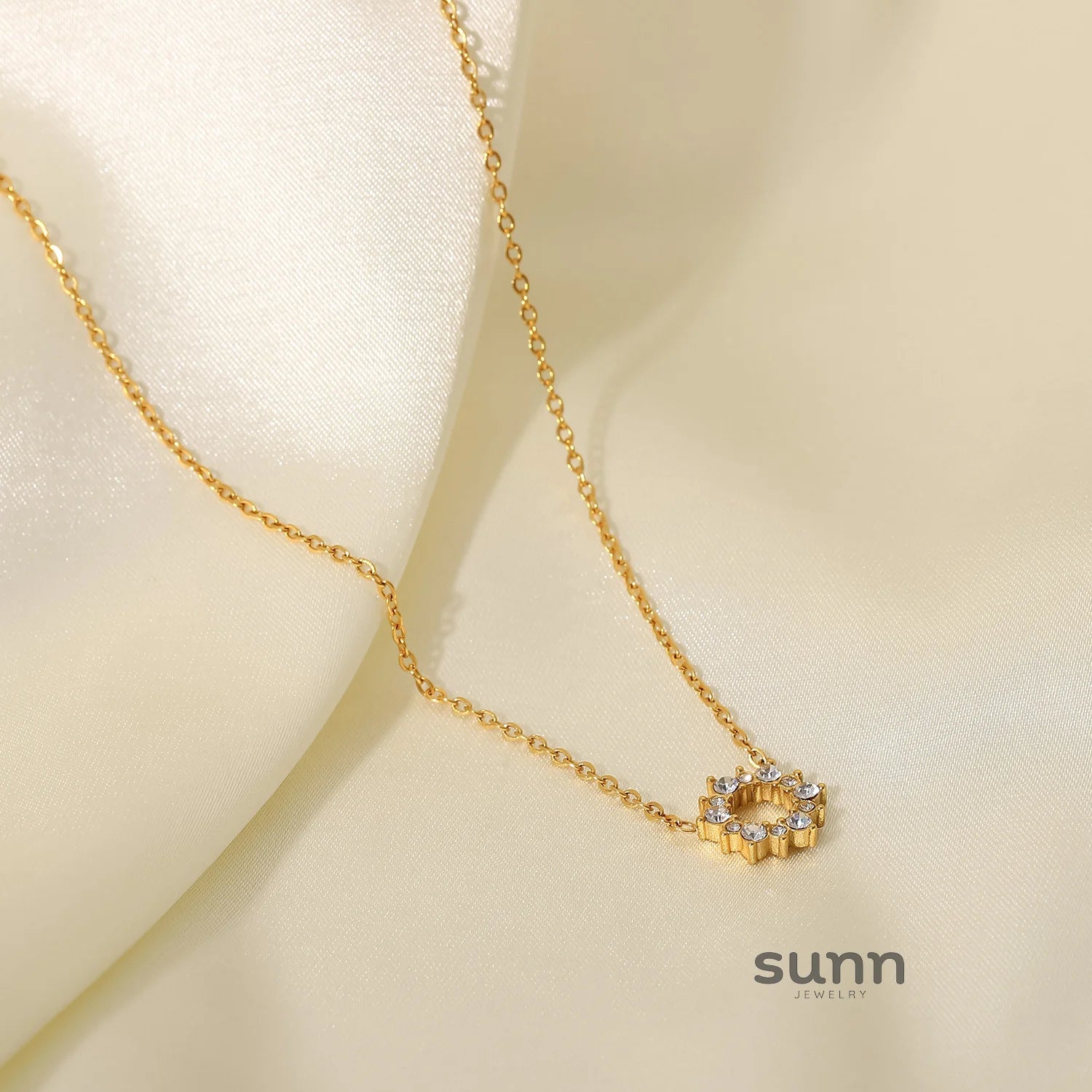 Mae Layered Zircon Necklace