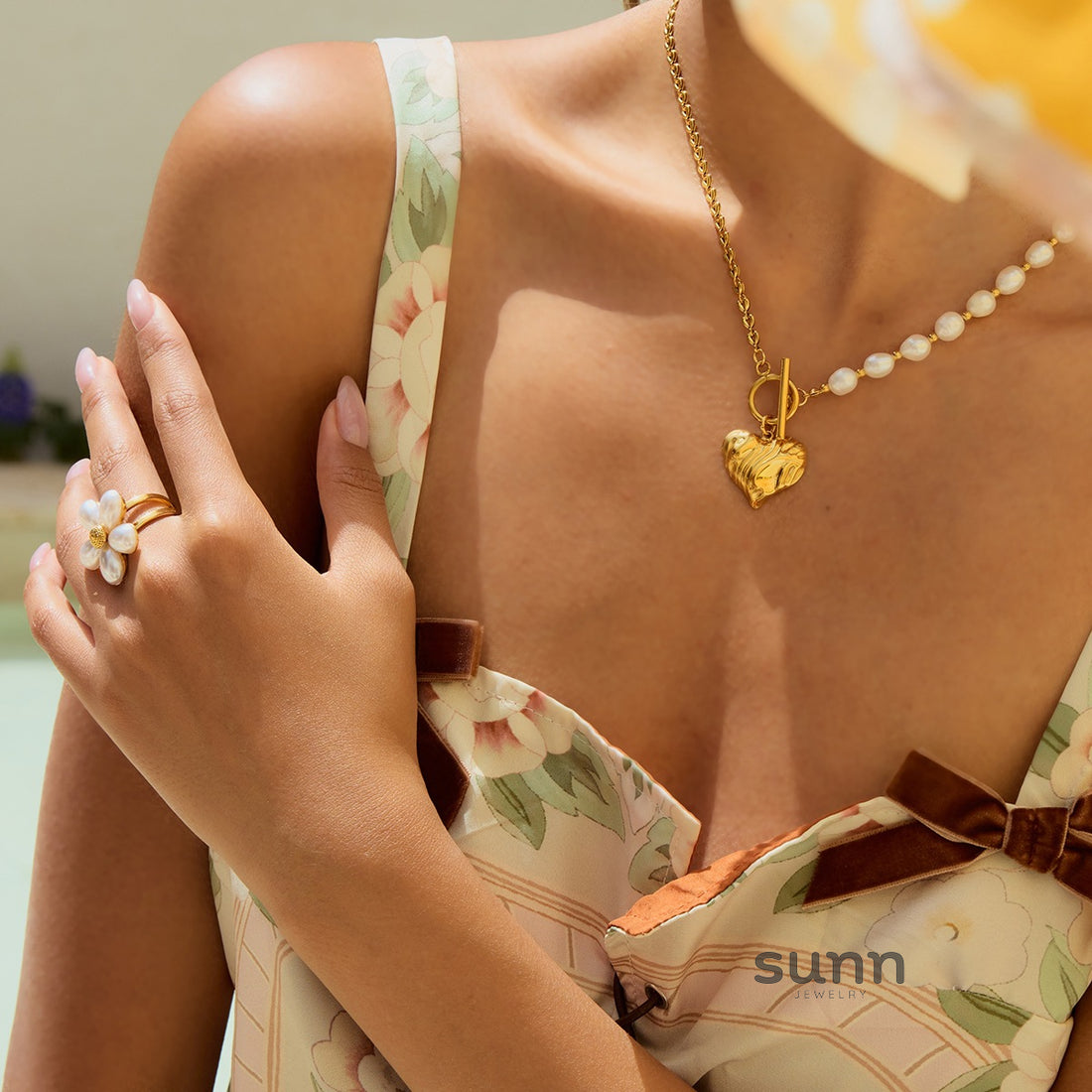 Mae Pearl Bloom Ring [VRTI41FE]
