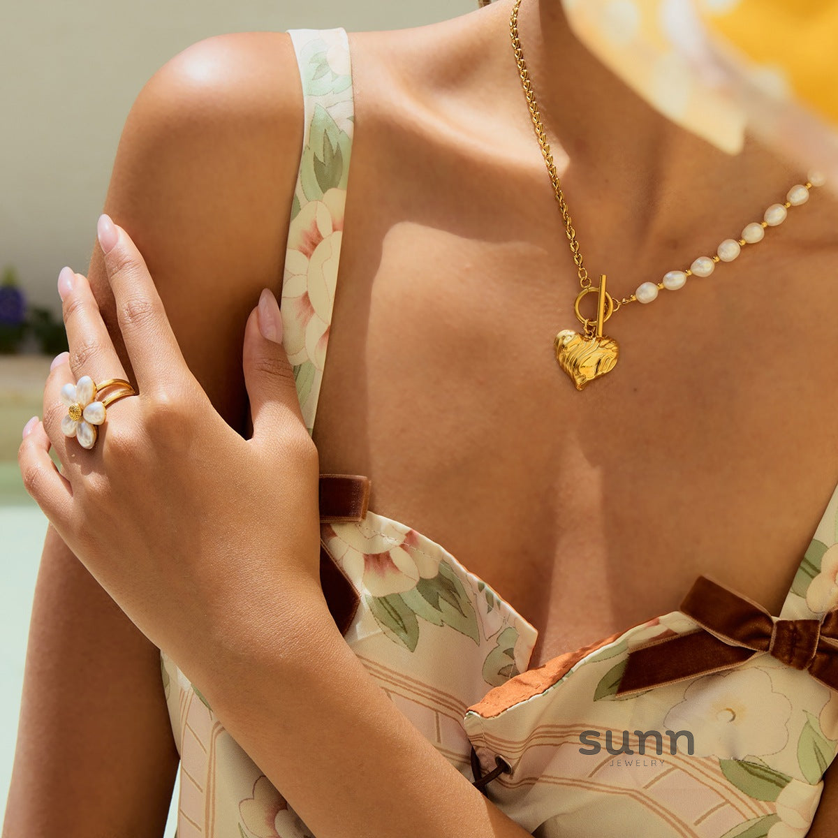 Mae Pearl Bloom Ring [CNS6D6YQ]