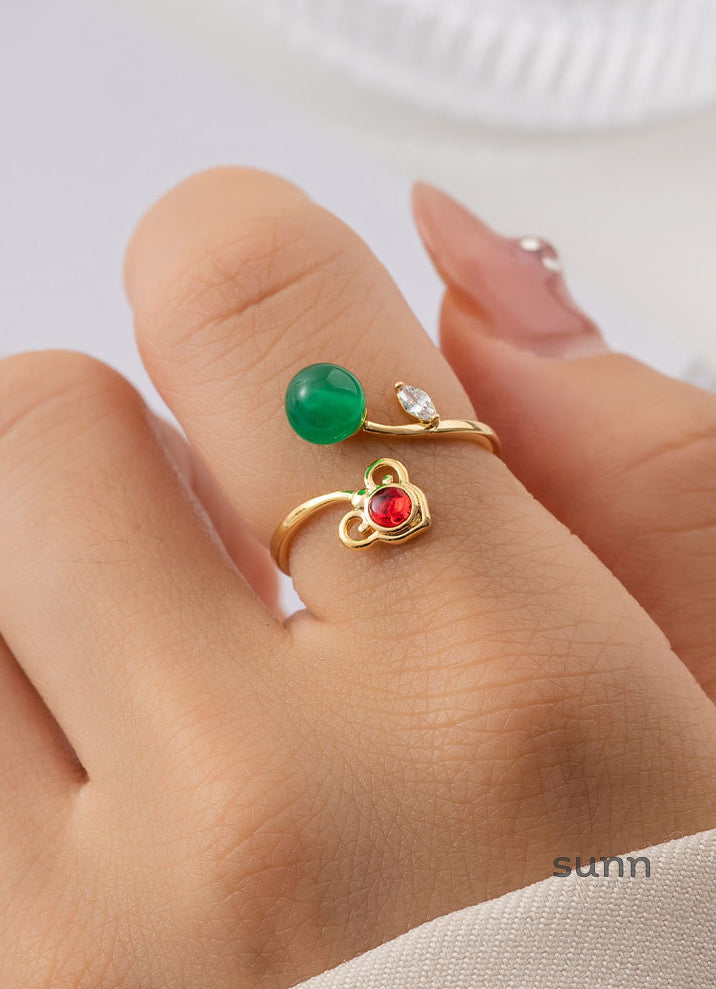 Maebel Auspicious Open Ring [HZXTF3FS]