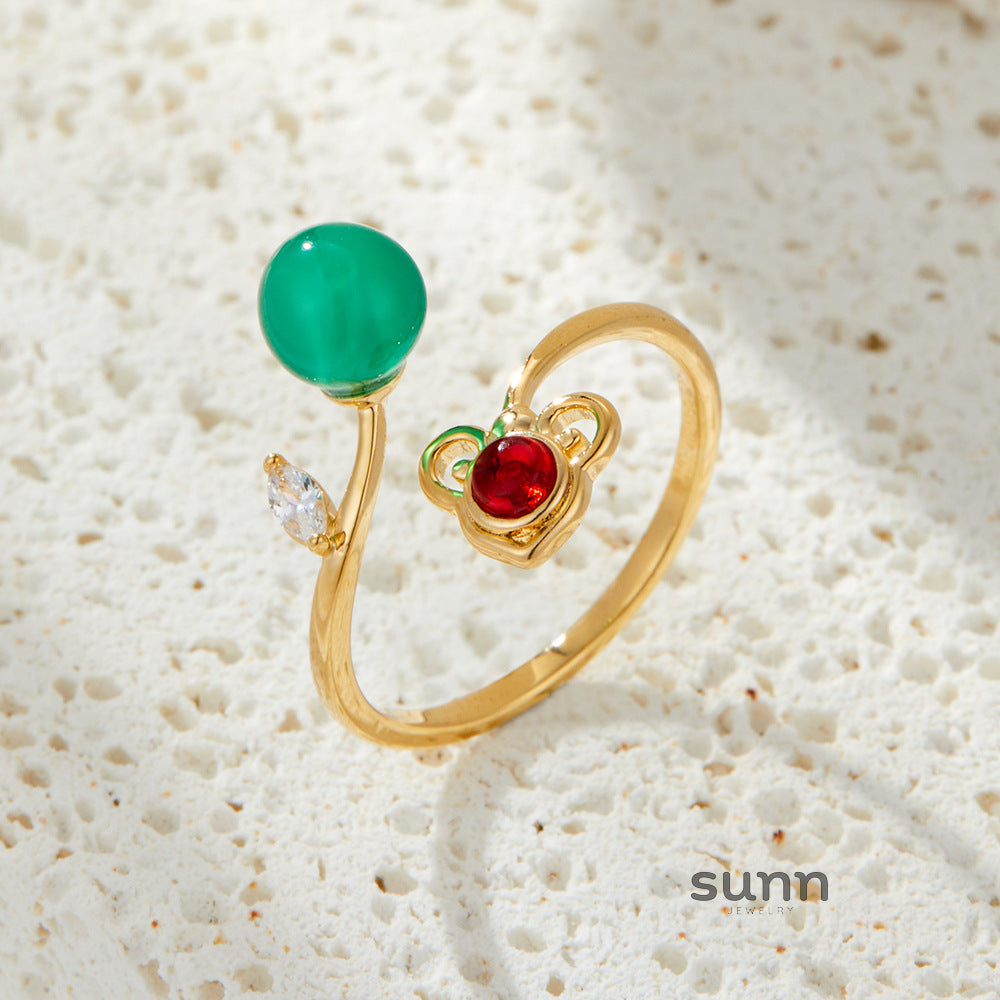 Maebel Auspicious Open Ring [WDWSYB3V]