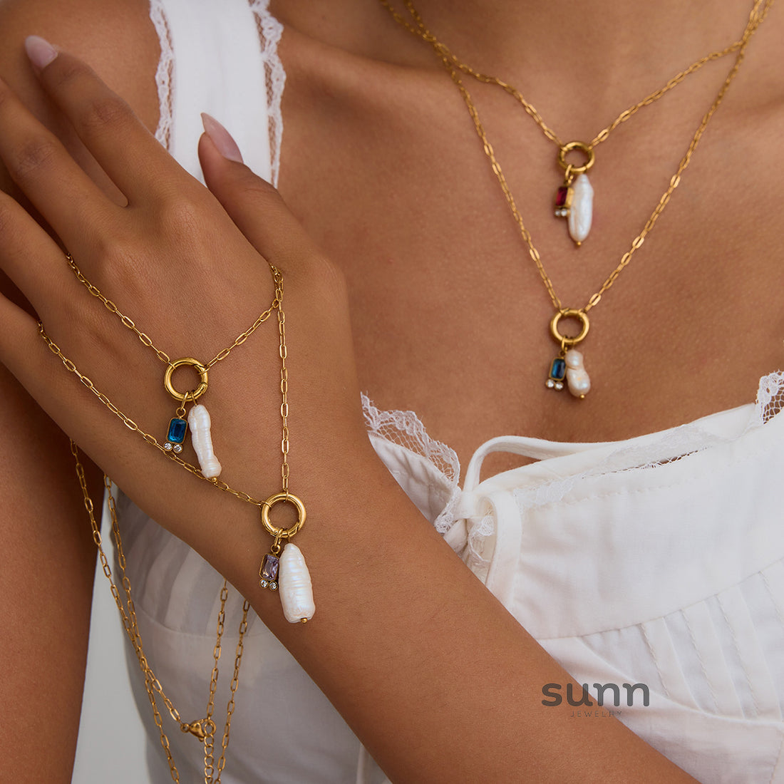Maelani Dainty Birthstone Necklace [YNBKMPTN]