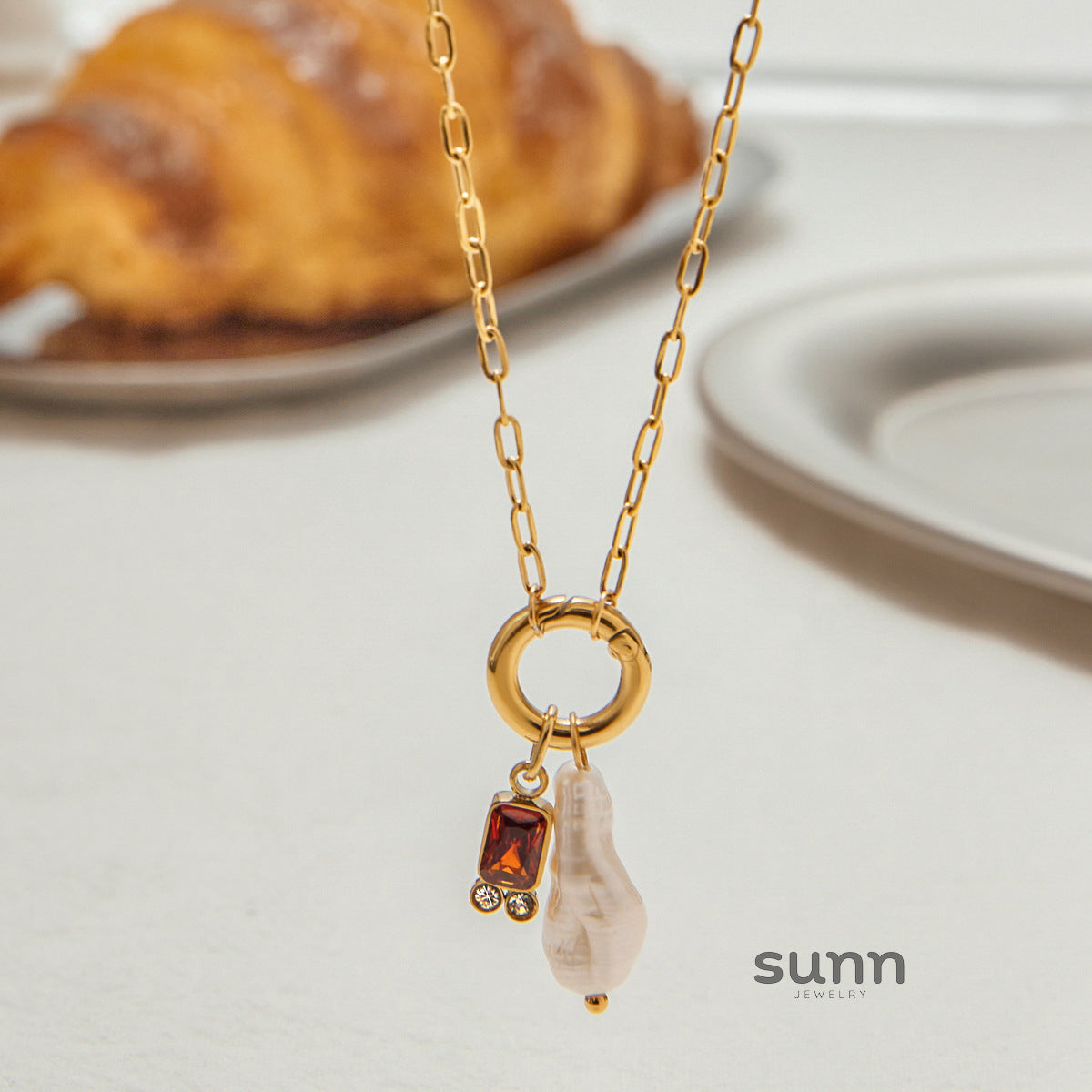 Maelani Dainty Birthstone Necklace [619HCQBT]