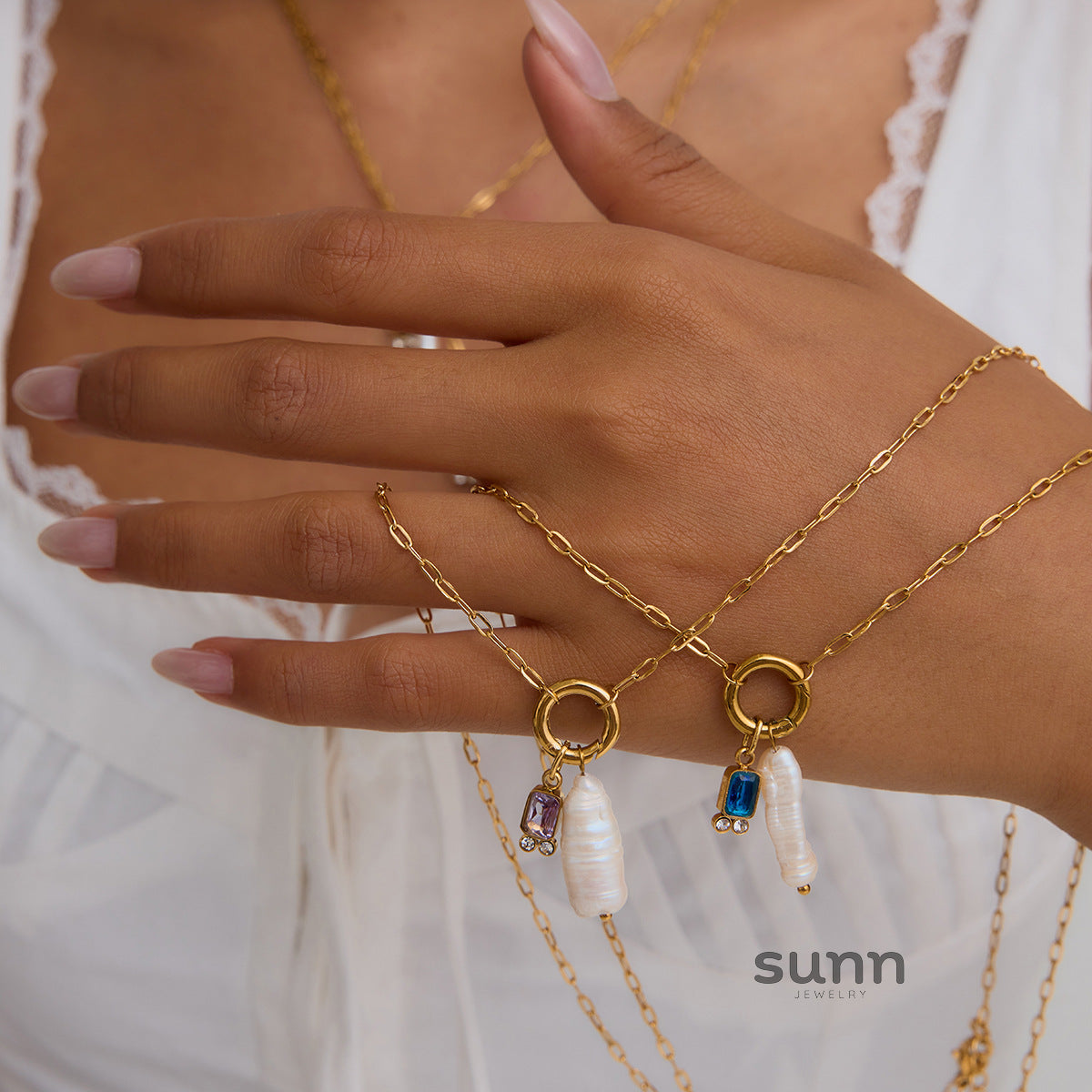 Maelani Dainty Birthstone Necklace [MNX5O58P]
