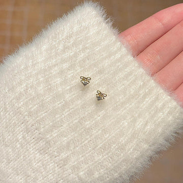 Maelie Sparkle Bow Studs