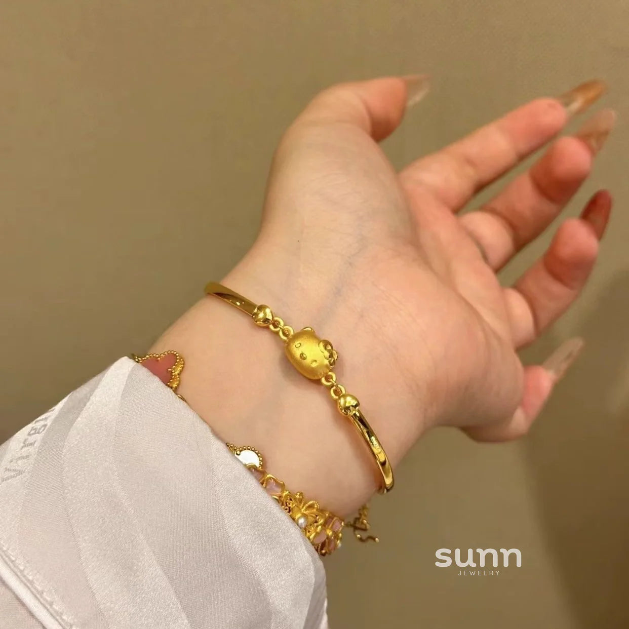 Magali Starry Kitty Charm Bracelet