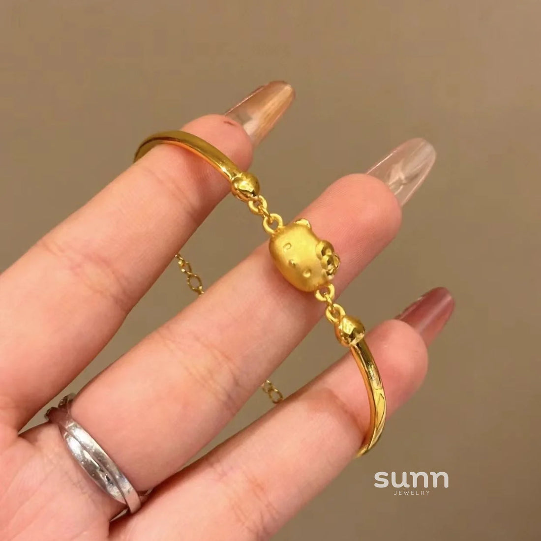 Magali Starry Kitty Charm Bracelet