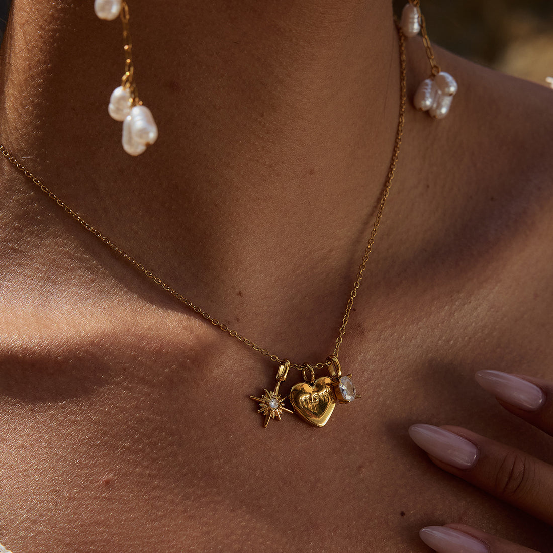 Magdalena Delicate Heart Necklace [7TTH9TBZ]
