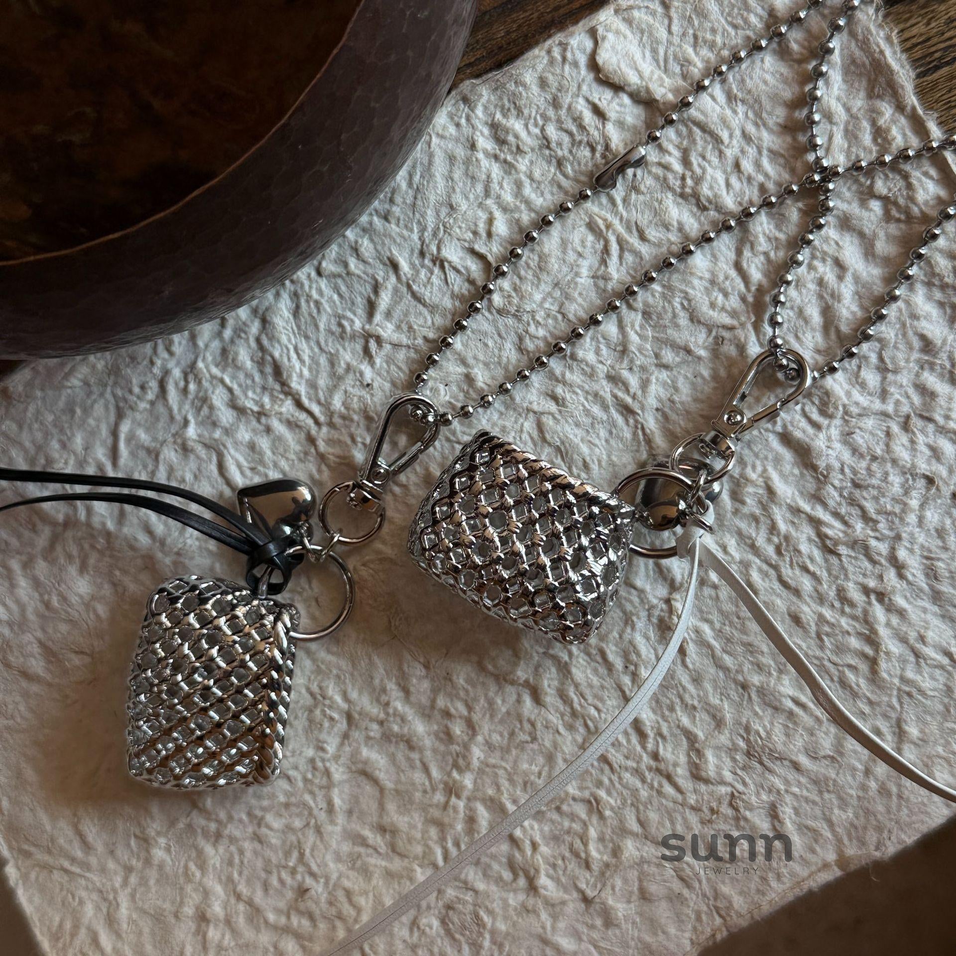 Magdalene Braided Heart Necklace [66HAM4WW]