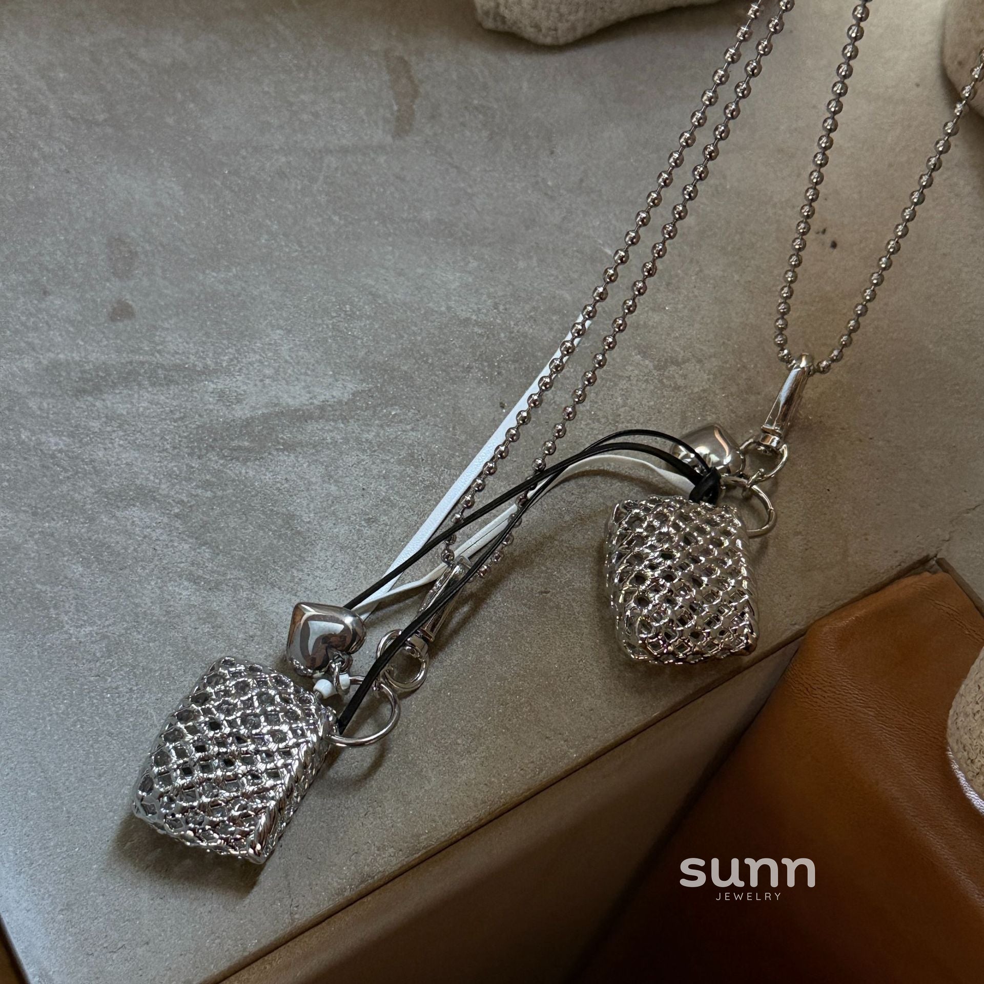 Magdalene Braided Heart Necklace [BHAOJ13T]