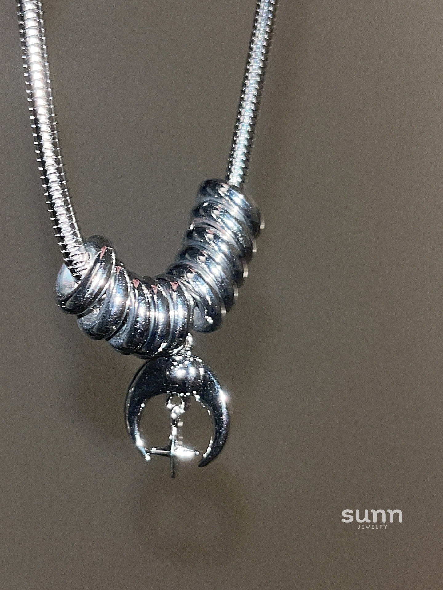 Maggie Lunar Pendant Necklace