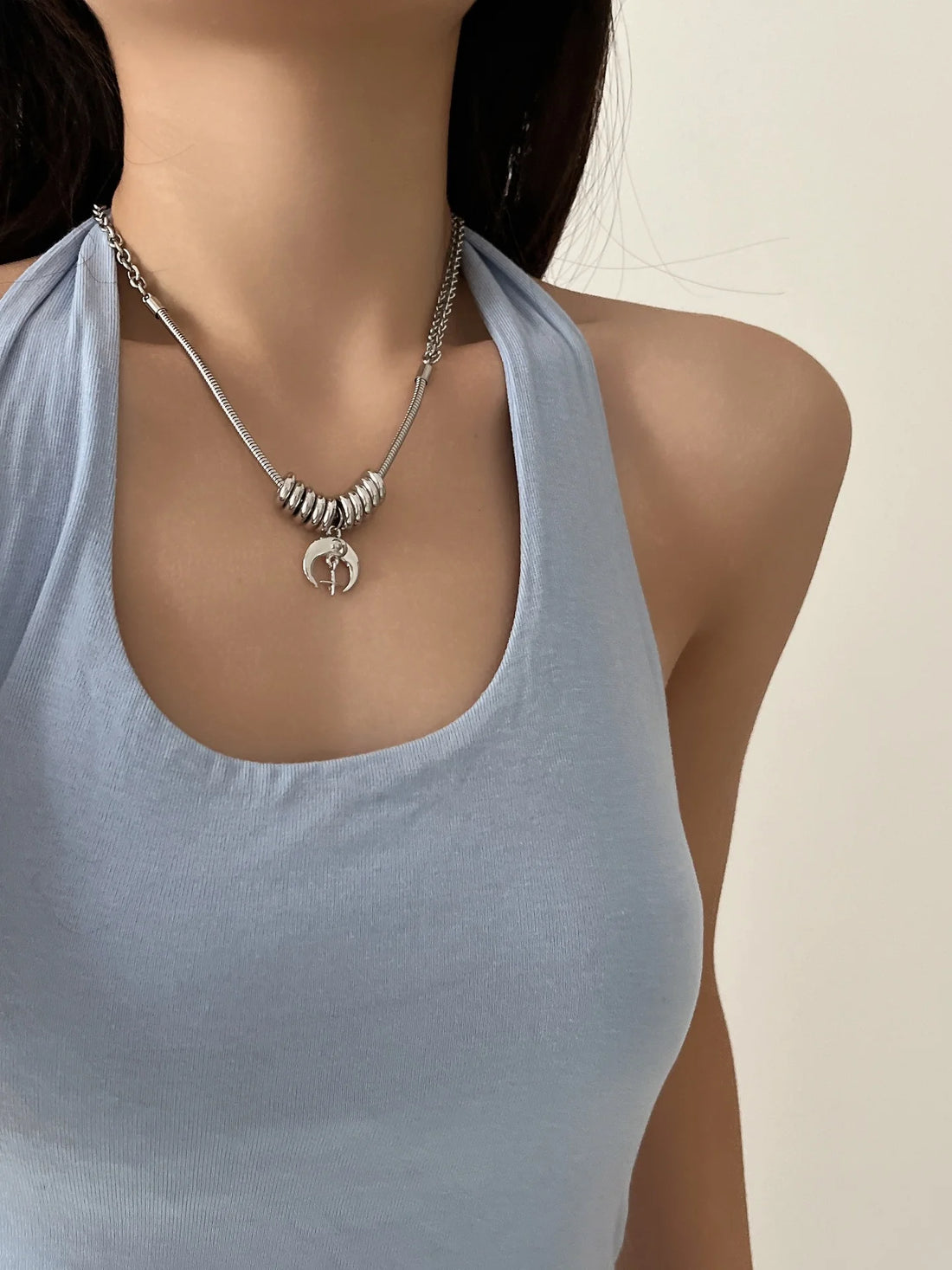 Maggie Lunar Pendant Necklace