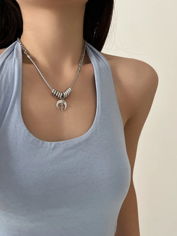 Maggie Lunar Pendant Necklace