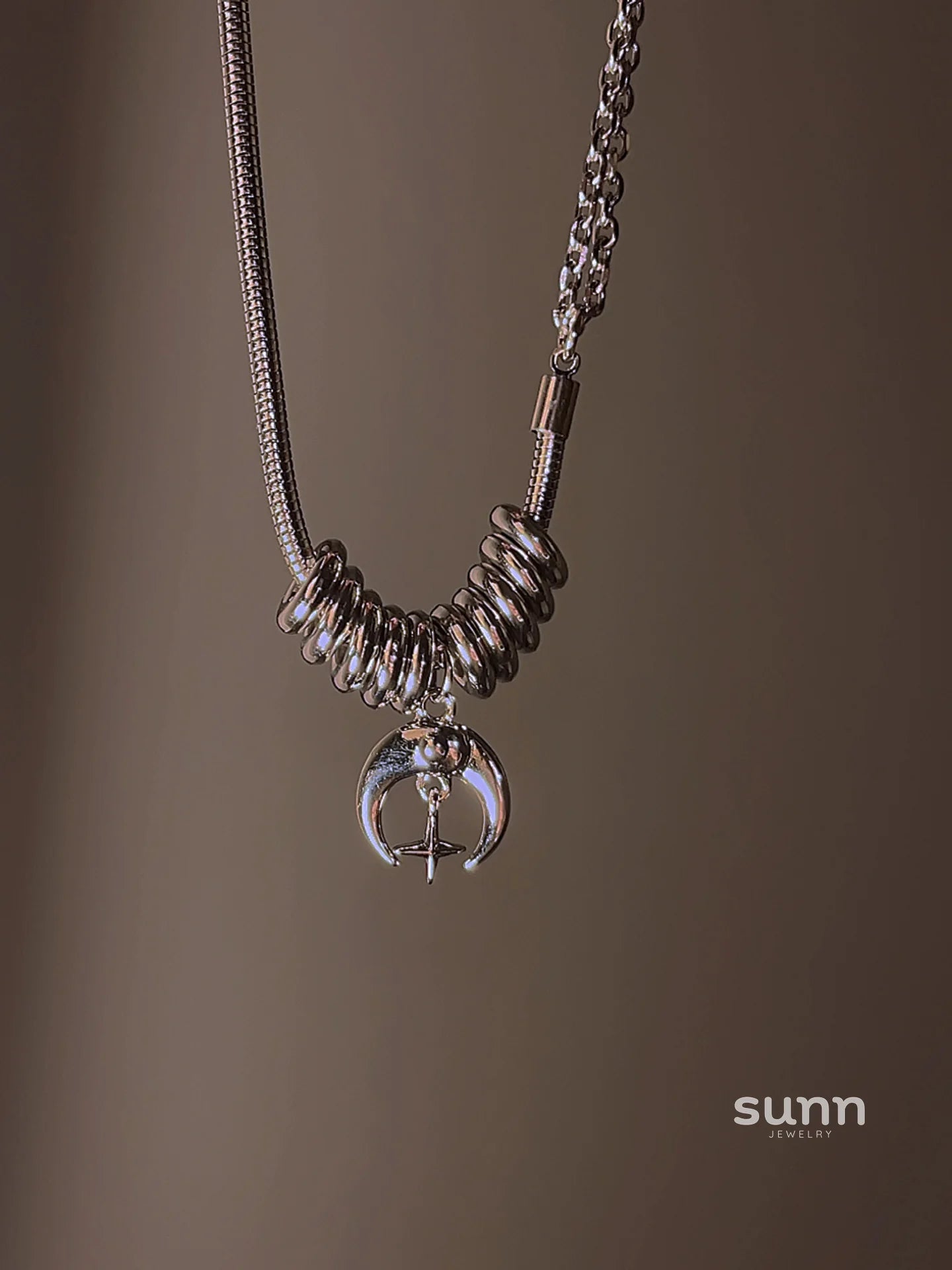 Maggie Lunar Pendant Necklace