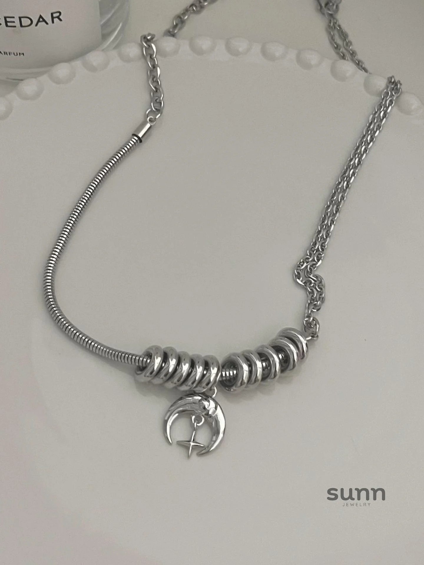 Maggie Lunar Pendant Necklace