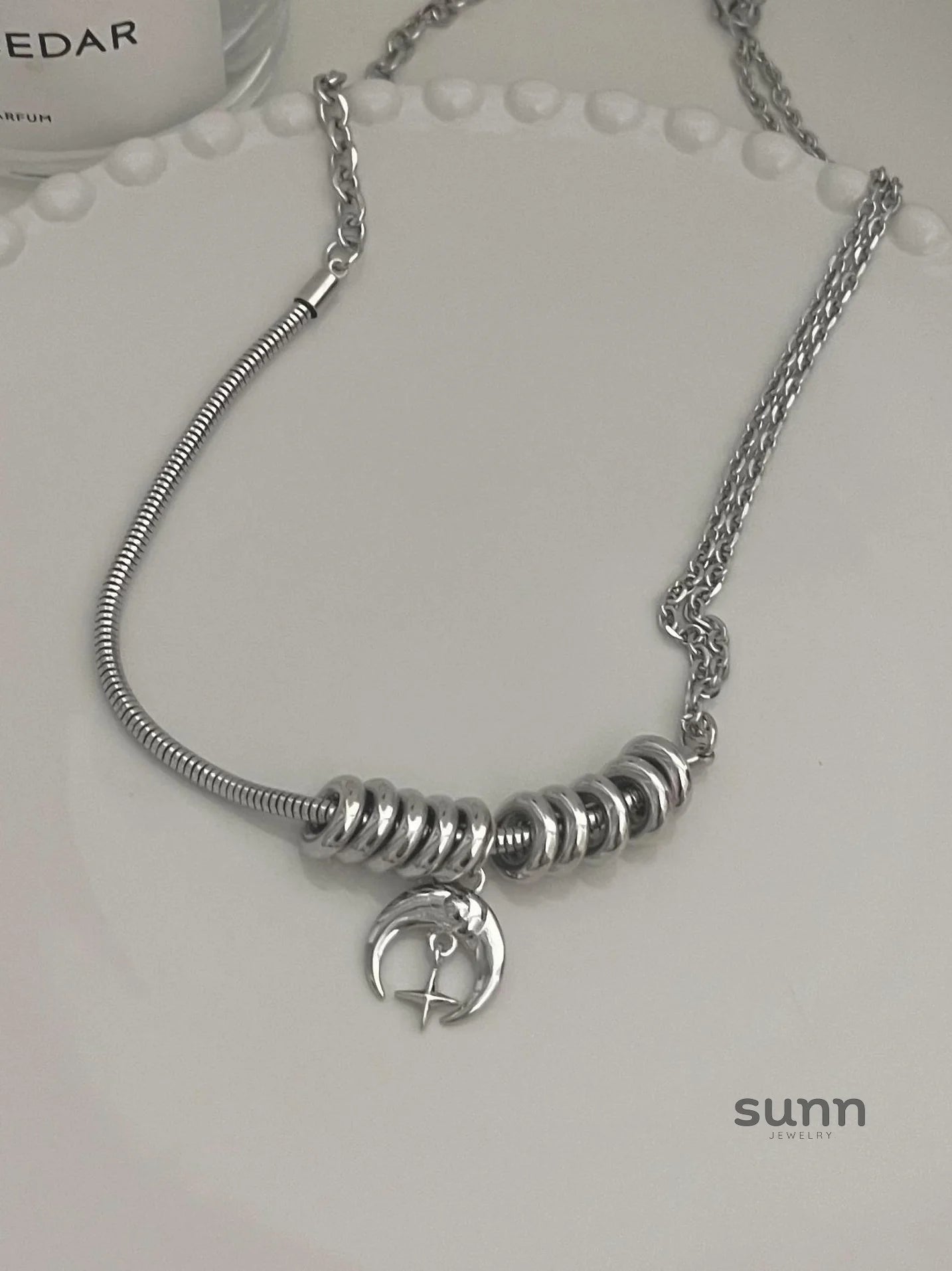 Maggie Lunar Pendant Necklace