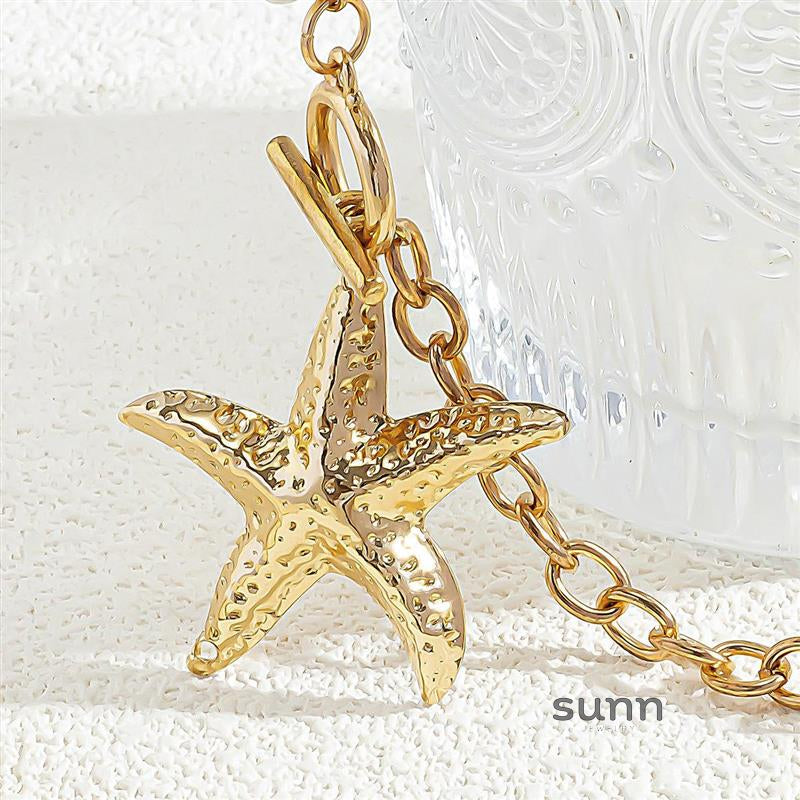 Mahalia Starfish Shell Beaded Necklace [2XNNW4J5]