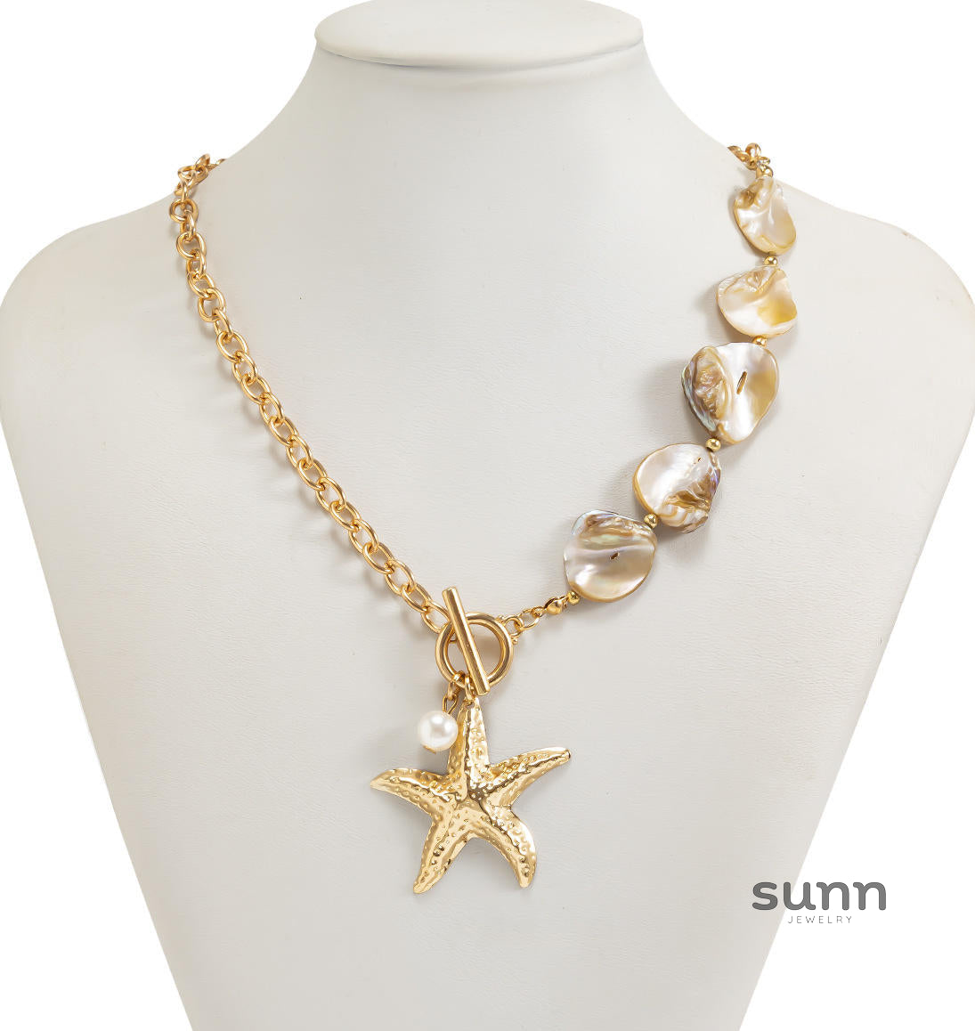 Mahalia Starfish Shell Beaded Necklace [4ZVLCQY7]