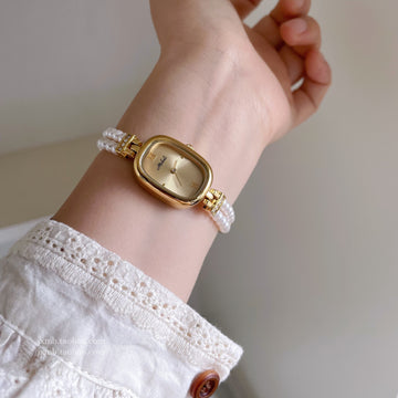 Mahayla Pearl Bracelet Watch [F6N3P3SM]