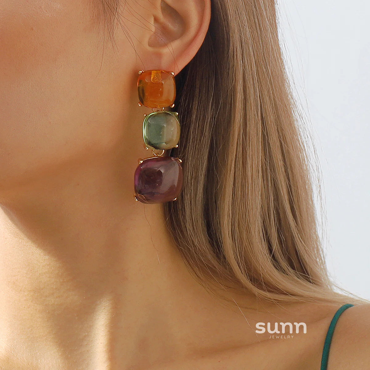 Mahina Color-Block Geometric Set