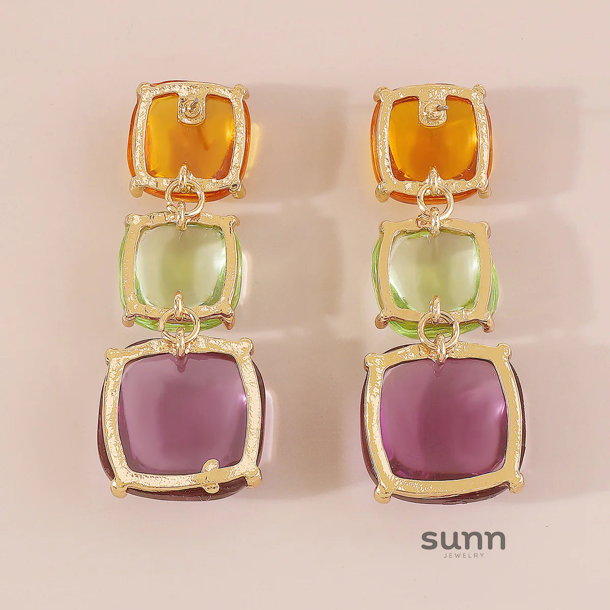 Mahina Color-Block Geometric Set