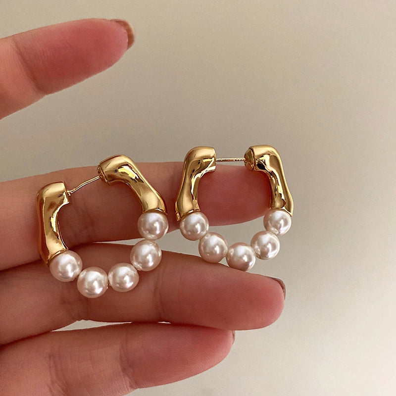 Mahnoor Pearl Front Back Earrings [F8FLP6TL]