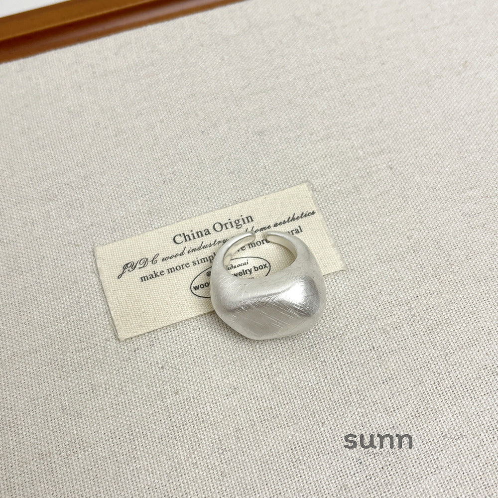 Mahogany Asymmetric Open Ring [22U0UTOD]