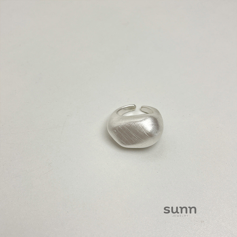 Mahogany Asymmetric Open Ring [01LAFAHR]