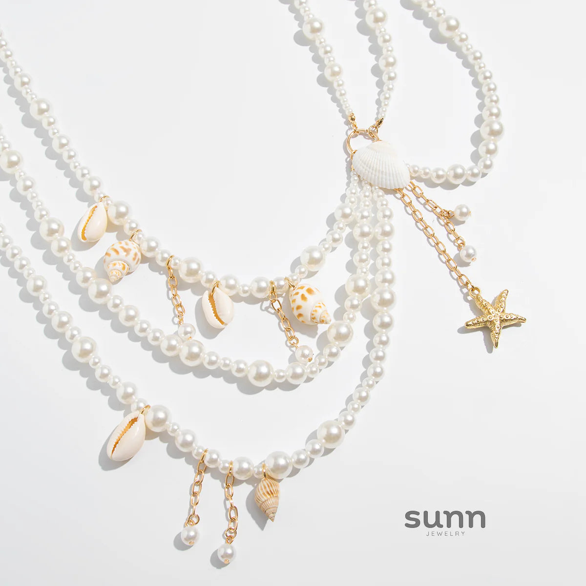 Mahogany Pearl Beach Waist Chain