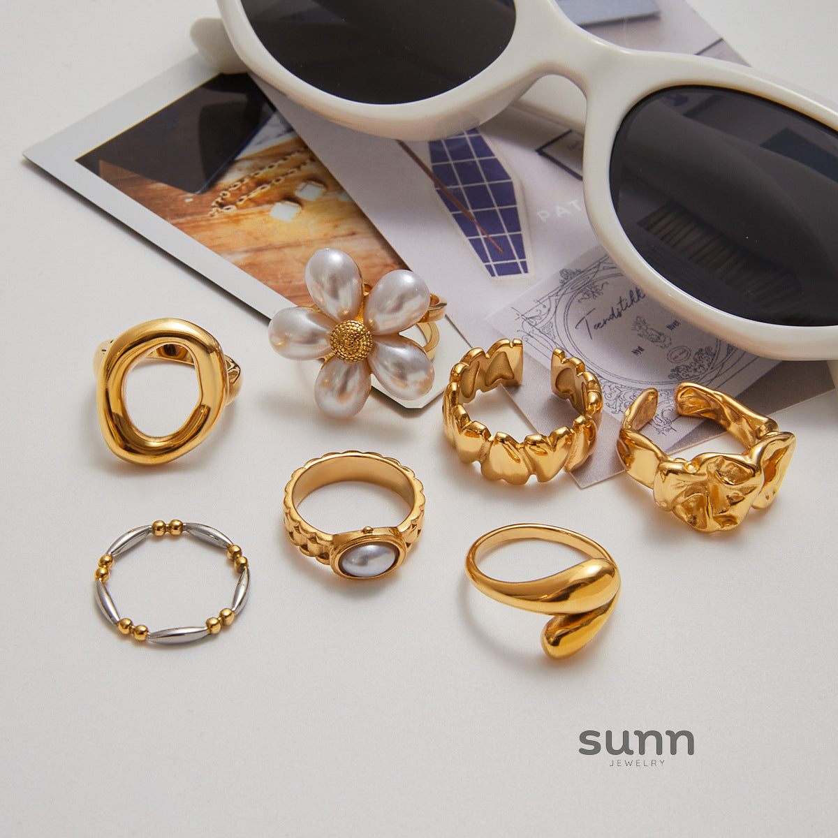 Mailyn Everlasting Pearl Ring [QT5Q80MO]