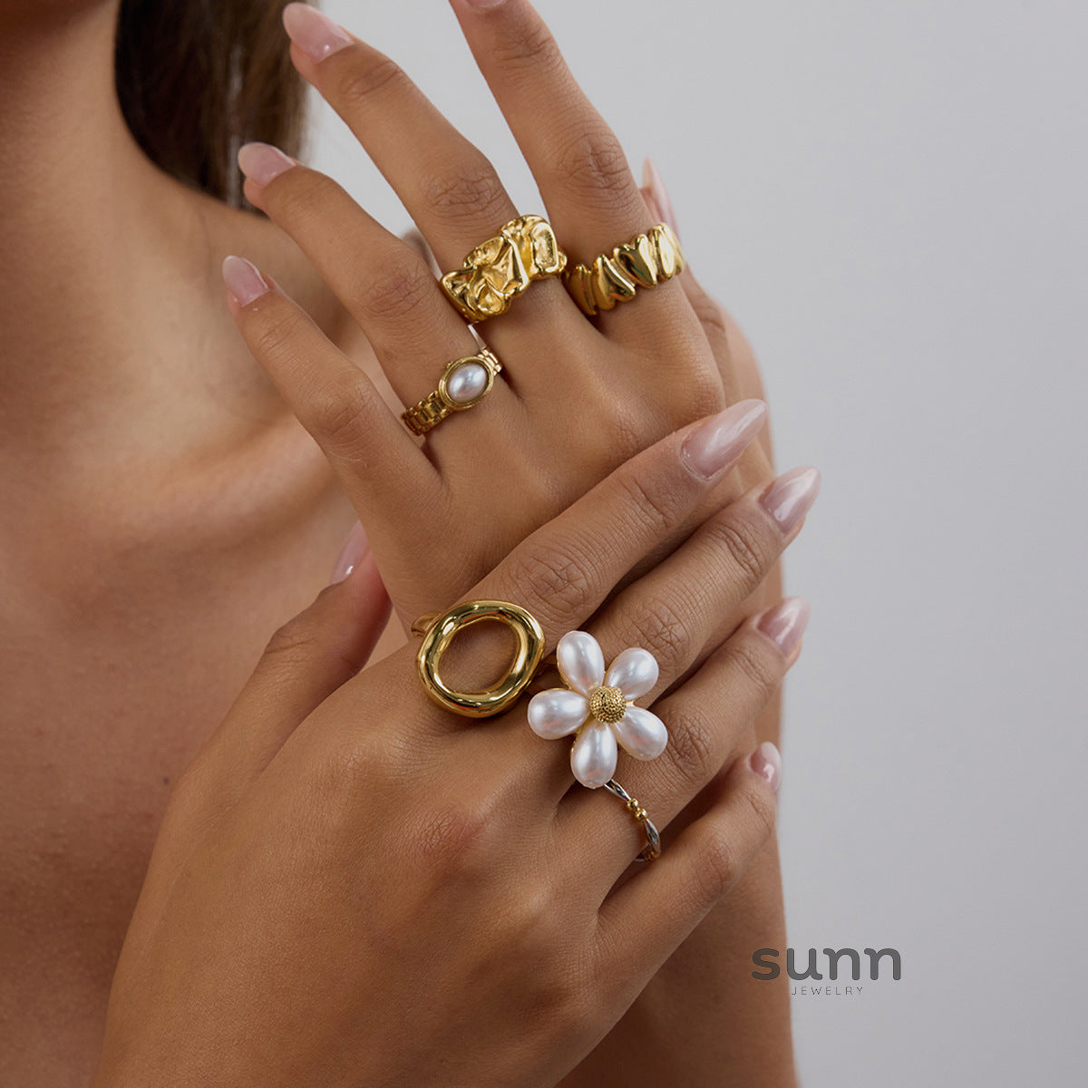 Mailyn Everlasting Pearl Ring [TSGYEABB]