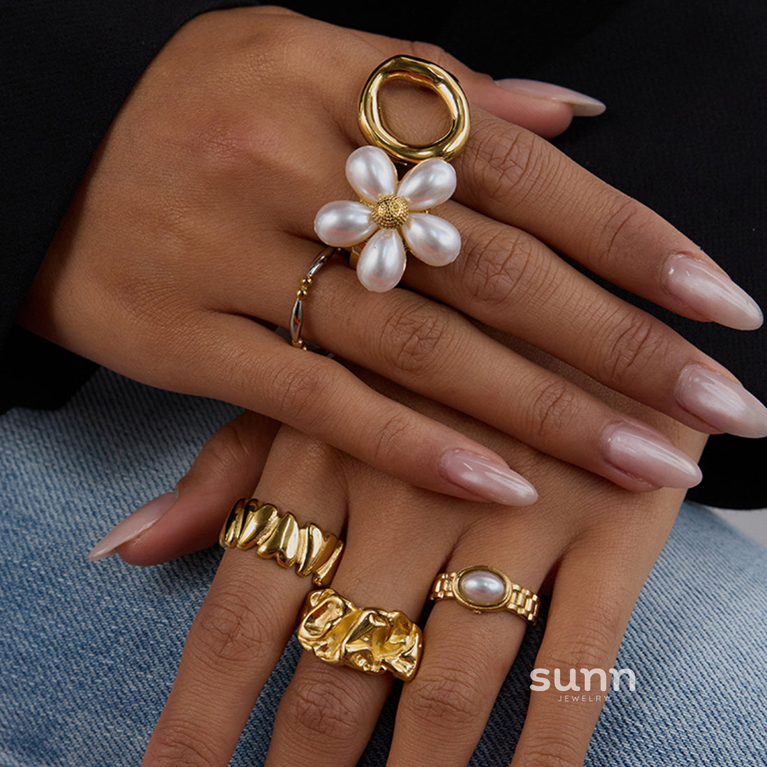 Mailyn Everlasting Pearl Ring [3N0I4Y08]
