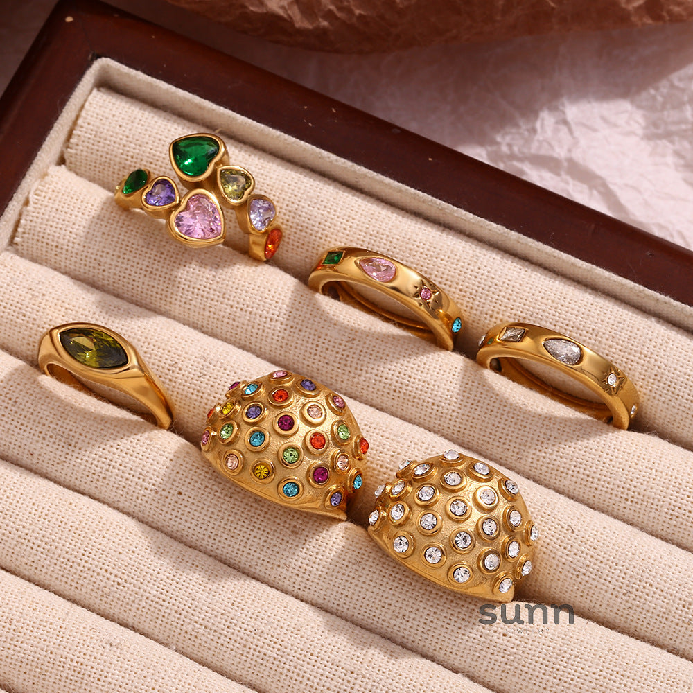 Maimouna Zircon Ring [I48L18IP]