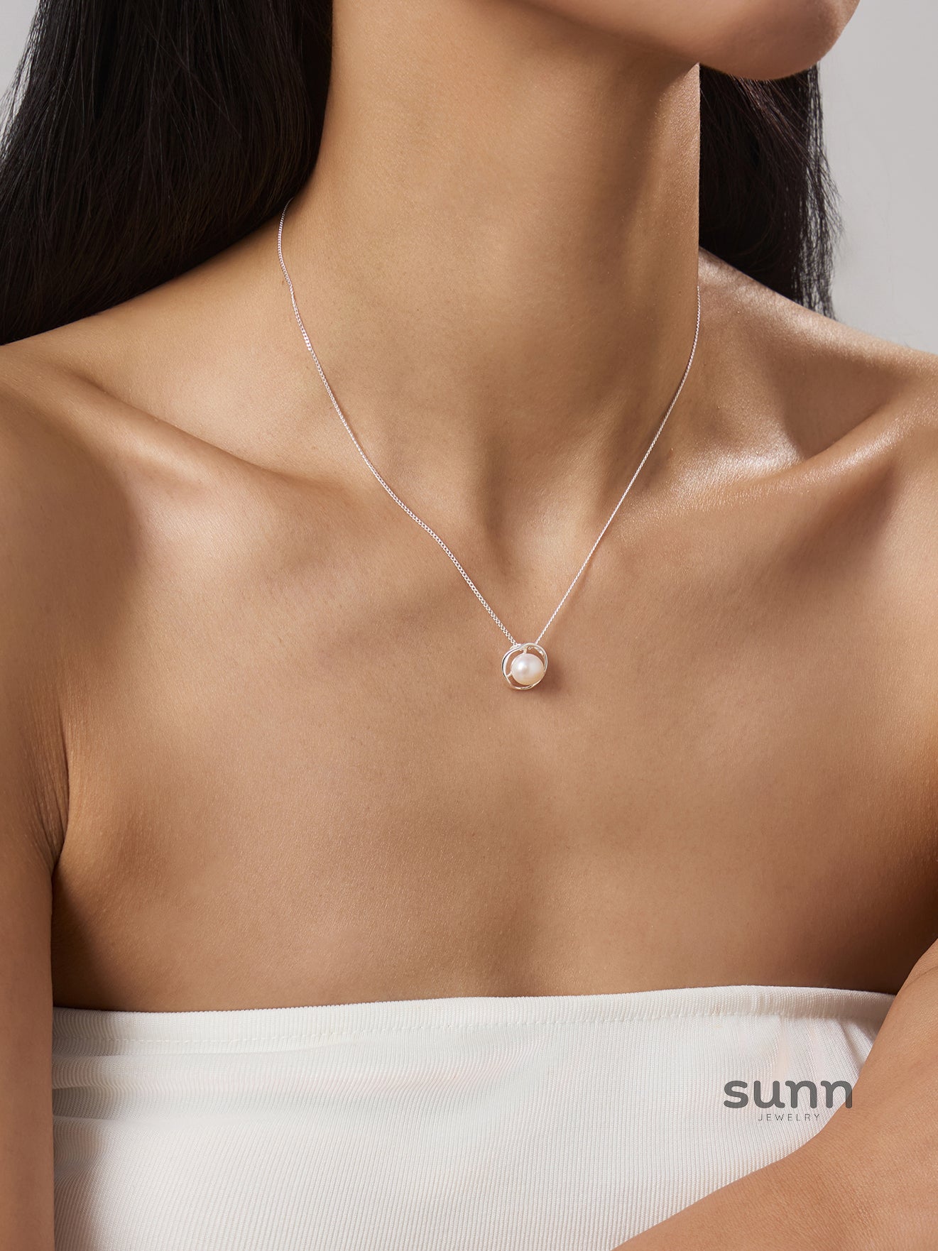 Maison Baroque Pearl Layered Necklace [DIHYU1BE]