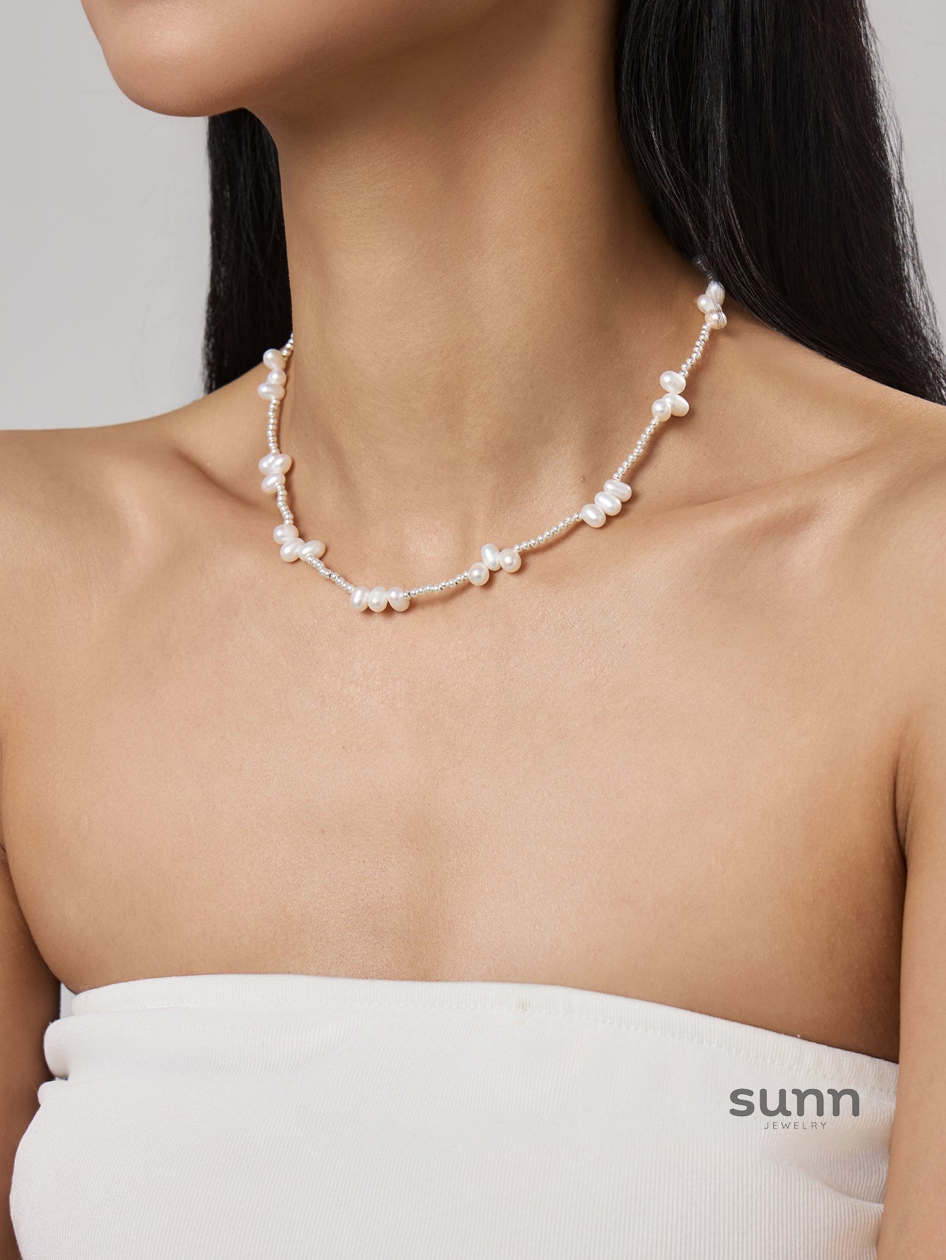 Maison Baroque Pearl Layered Necklace [PDV3CYG0]