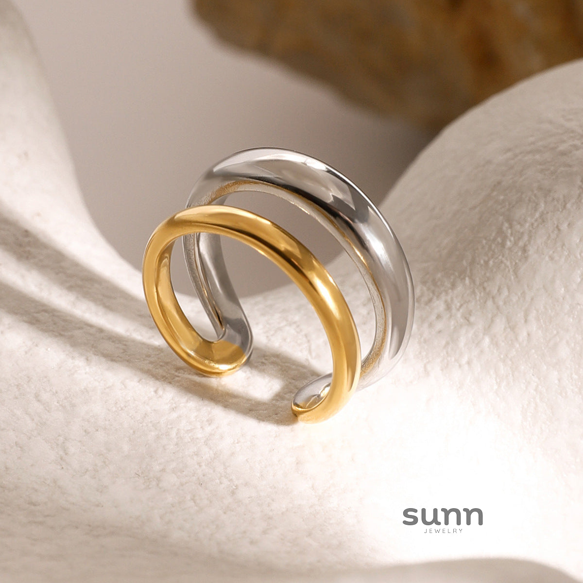 Maison Geometric Statement Ring [58FOTKY5]