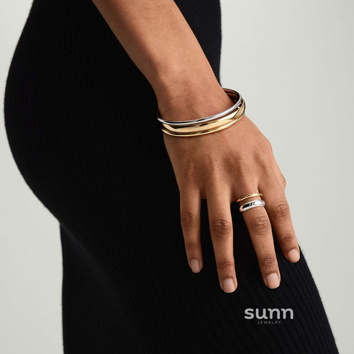 Maison Geometric Statement Ring [XFSOO4CZ]