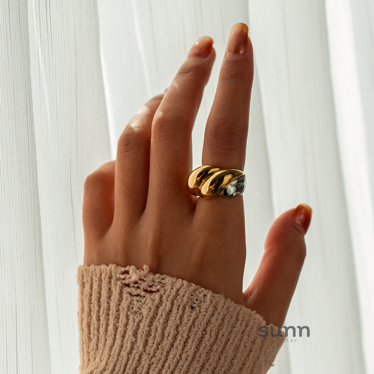 Maison Geometric Statement Ring [H5GNOXNM]