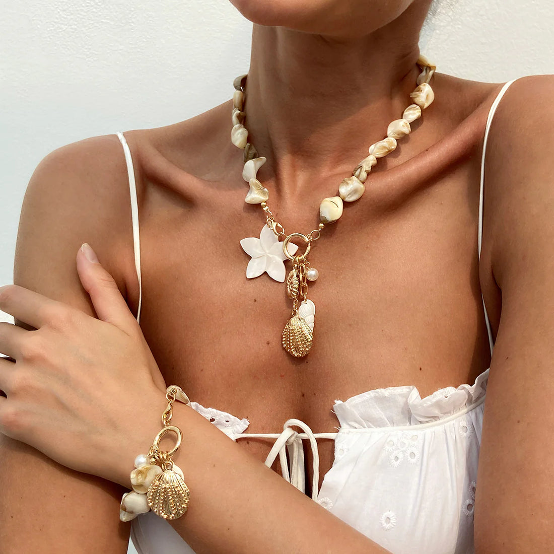 Maizee Seashell Blossom Jewelry