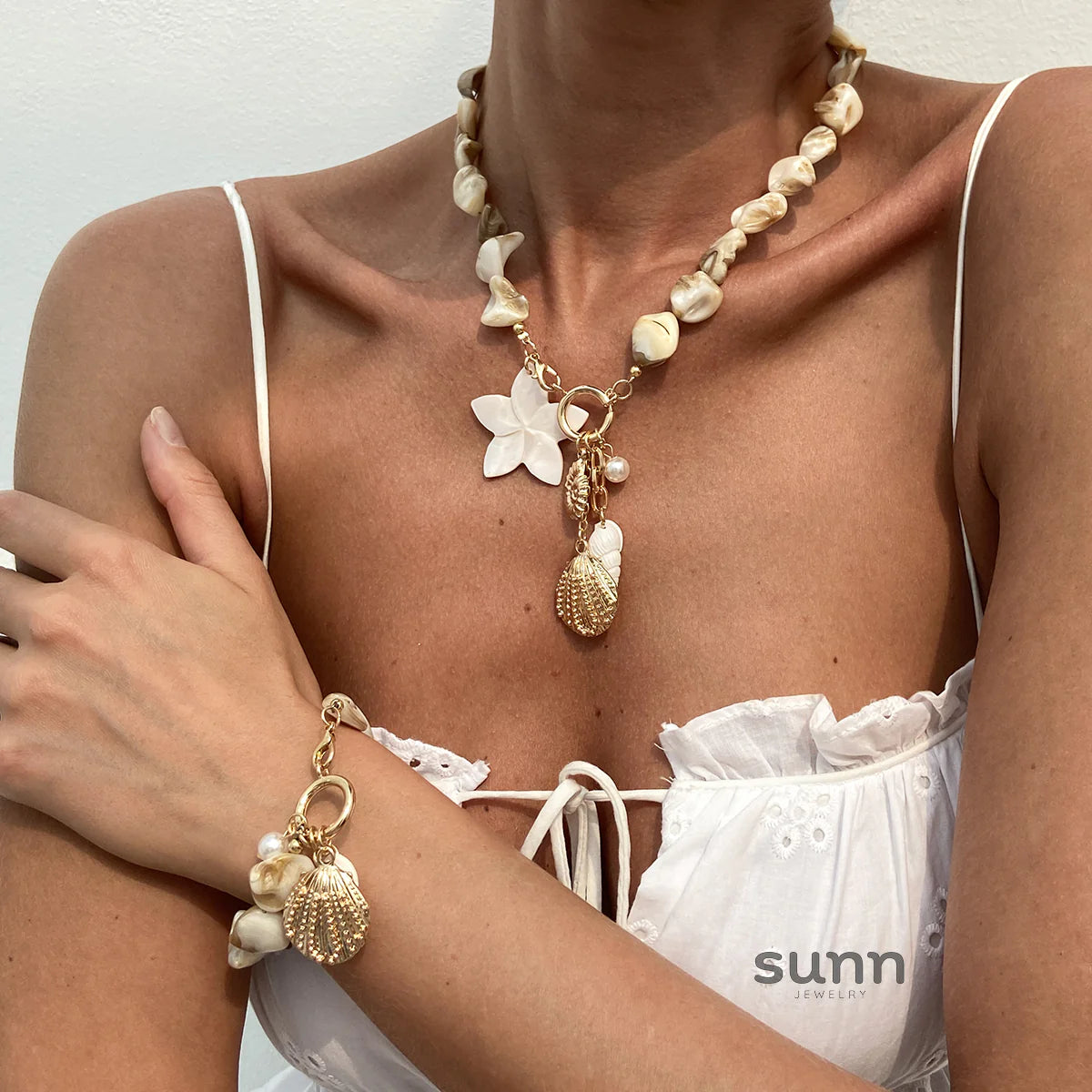 Maizee Seashell Blossom Jewelry